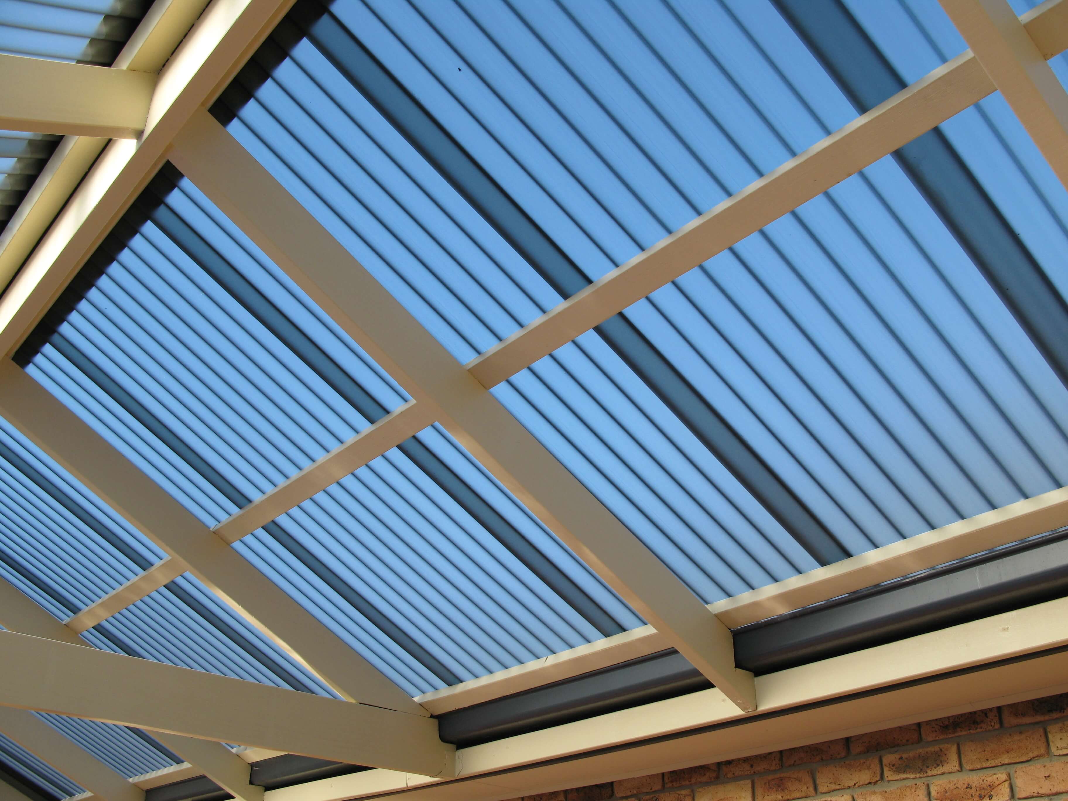 Solasafe polycarbonate roofing application