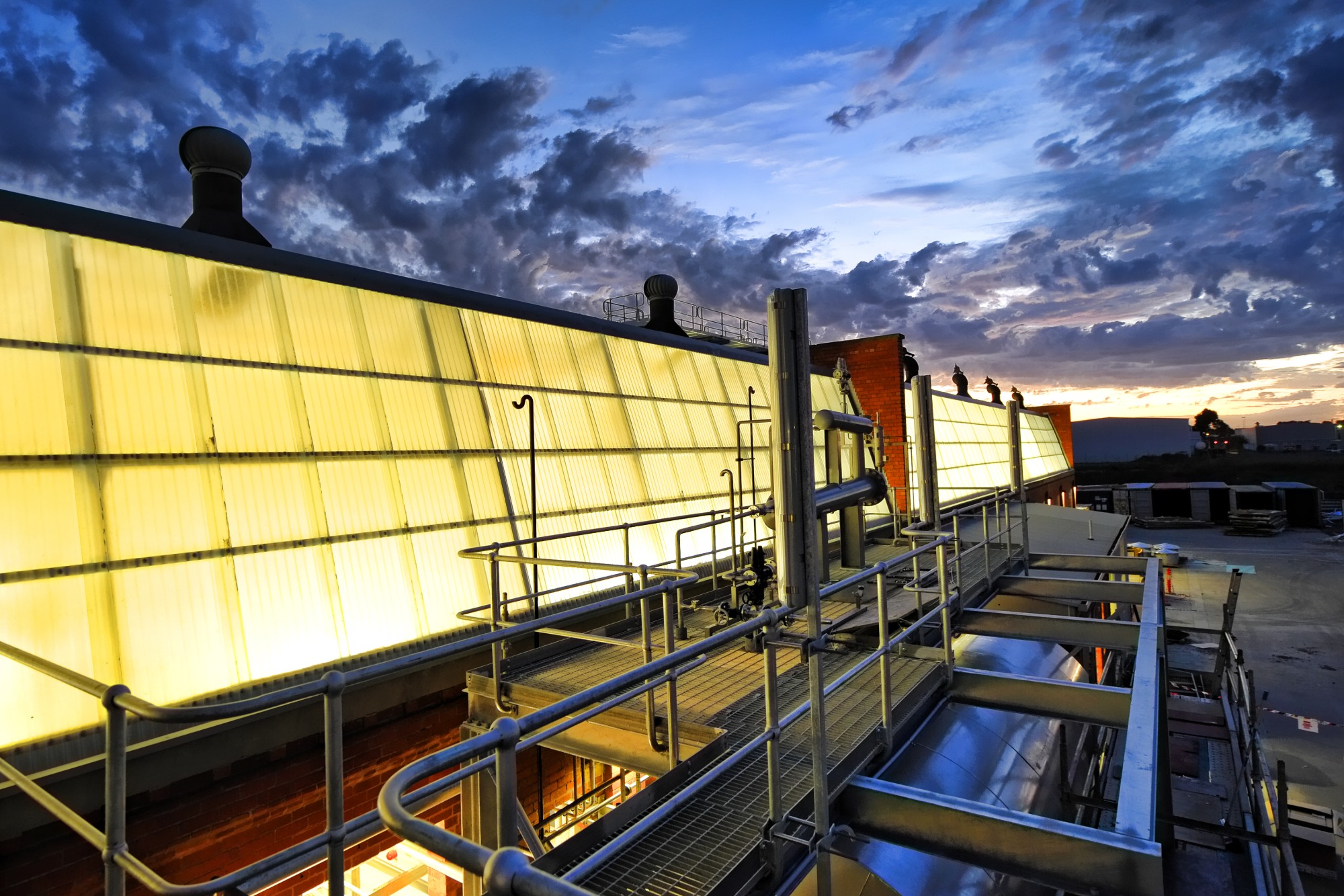 Wonderglas GC roofing at Little Creatures Brewery