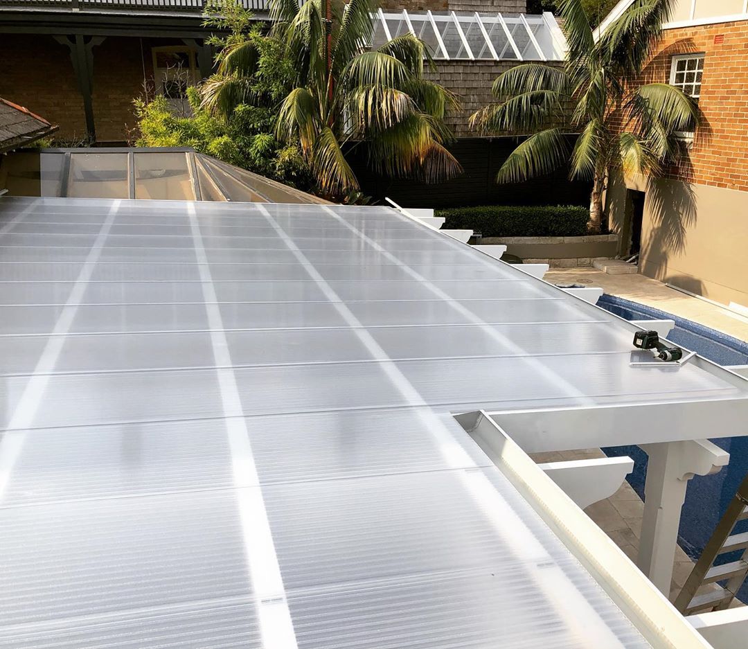 EasyClick PC patio roof at Cremorne Point